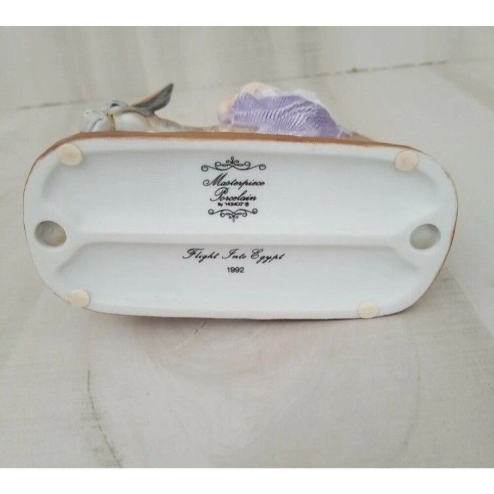 Vintage “Flight Into Egypt” 1992 Masterpiece Home Interiors Figurine, “retired” - Picture 4 of 7